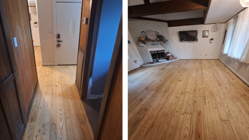 How Our Team Helped Give New Life to 50-Year-Old Hardwood Flooring